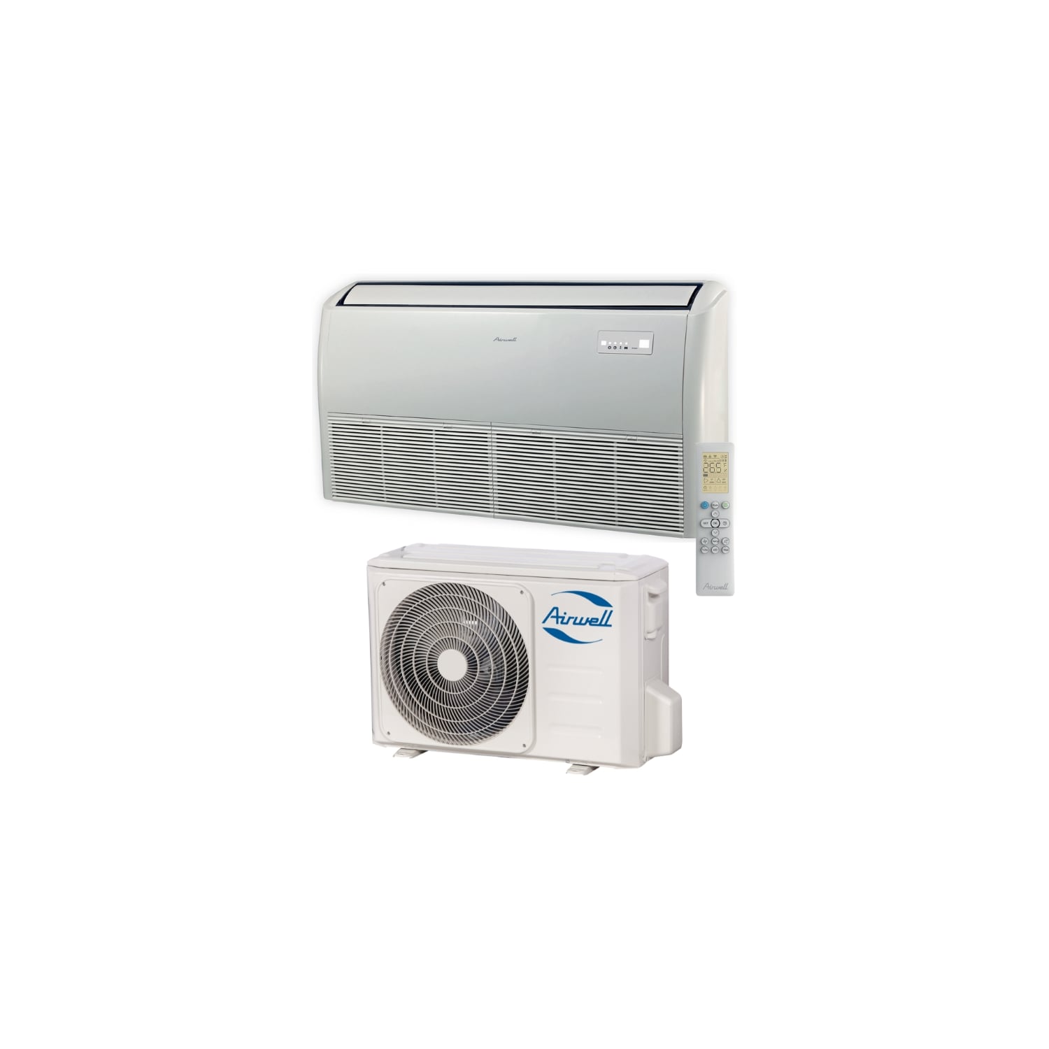  Climatisation Unité Extérieure Ydax Et Unité Intérieure Allège Plafonnier Fdmx 5 Kw - Airwell