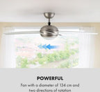  Ventilateur KLARSTEIN Bolero - 2 En 1 - 55W - Blanc
