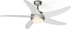  Ventilateur Plafonnier KLARSTEIN Bolero 2en1 132cm 55 W LED App Blanc
