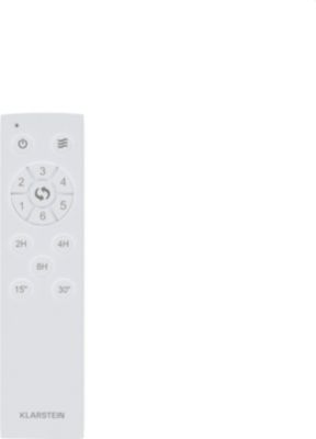  Ventilateur Plafonnier KLARSTEIN Santa Elena Plafond 132cm 40W Bois Blanc