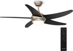  Ventilateur KLARSTEIN Bolero 132cm 35W Silencieux Bois