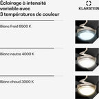  Ventilateur KLARSTEIN Bolero 132cm 35W Silencieux Bois