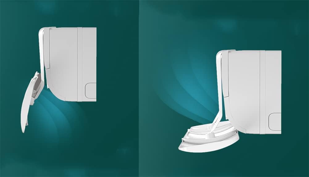 GENERIC Housse Pour Pare-Brise Climatiseur Extérieur Anti-Vent Froid à Soufflage Direct, Déflecteur Climatiseur Mural Rétractable, Direction Réglable Multi-Angle