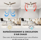  Ventilateur KLARSTEIN Figo - 2 En 1 - 55W - Gris