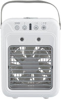  Ventilateur De Climatiseur USB Portable Avec Batterie De 6000 MAh, Ventilateur De Bureau De 500 Ml, Refroidisseur évaporatif Silencieux à 3 Vitesses Avec Minuterie Pour Voiture, Bureau, Dortoir