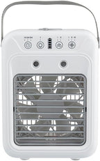  Ventilateur De Climatiseur USB Portable Avec Batterie De 6000 MAh, Ventilateur De Bureau De 500 Ml, Refroidisseur évaporatif Silencieux à 3 Vitesses Avec Minuterie Pour Voiture, Bureau, Dortoir