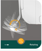 GENERIC Housse Pour Pare-Brise Climatiseur Extérieur Anti-Vent Froid à Soufflage Direct, Déflecteur Climatiseur Mural Rétractable, Direction Réglable Multi-Angle