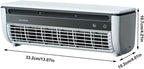 Genérico Ventilateur De Refroidissement CA : Appareil à Air Froid, Ventilation De Chambre, Refroidisseur De Charge Sans Fil, Ventilateur De Table Portable, Utilisation En Salle De Sport à La Maison, Chambre De