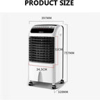  Refroidisseurs évaporatifs, Climatiseur Portable 10 000 BTU, Climatiseur Sur Pied Trois-en-Un, Avec Télécommande Et Affichage LED, 3 Vitesses De Ventilation, Minuterie De