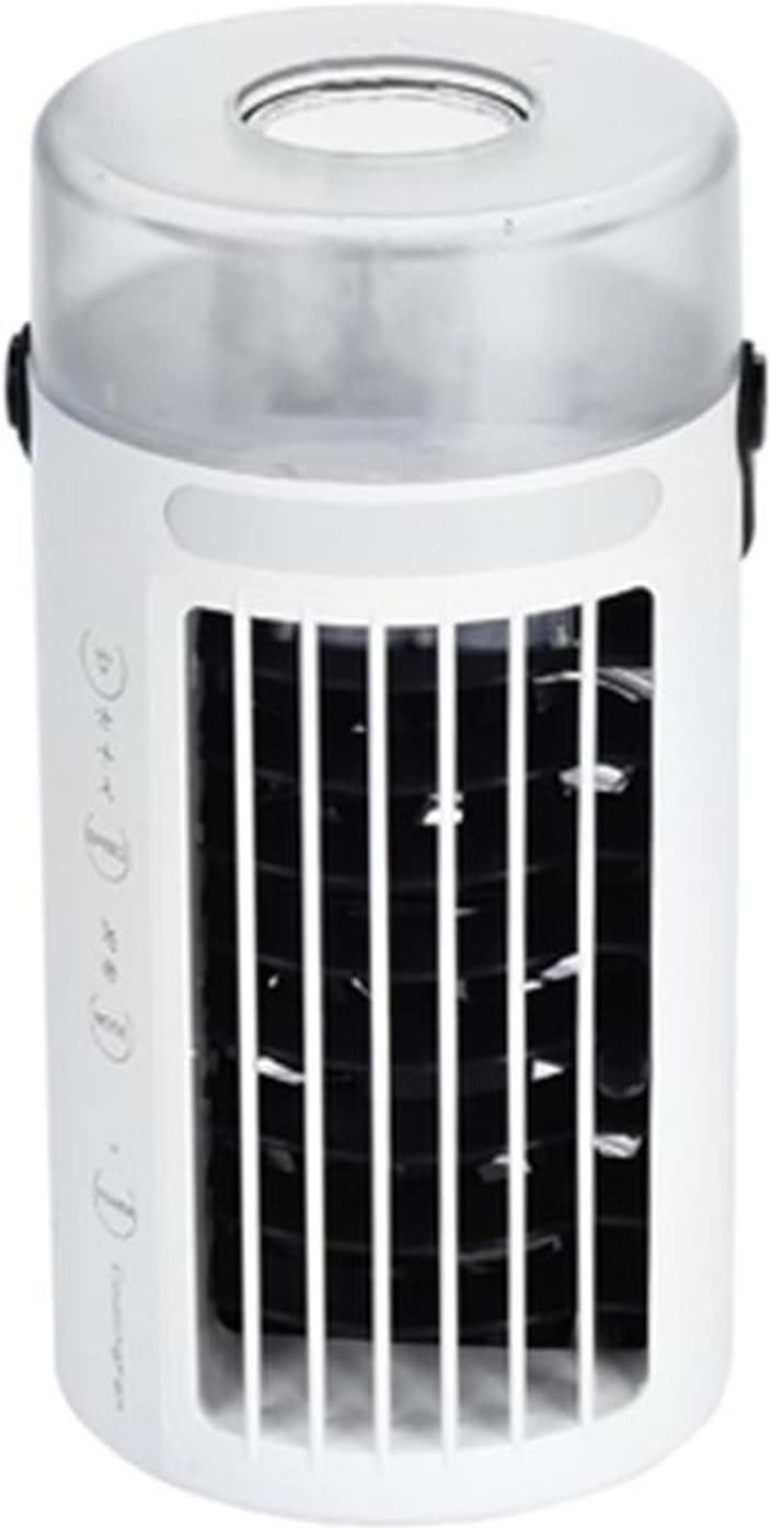  DieffematicKTY Climatiseur Mobile Mini Air Conditioner Color Changing Night Light Desktop Cooler Humidifier Fan