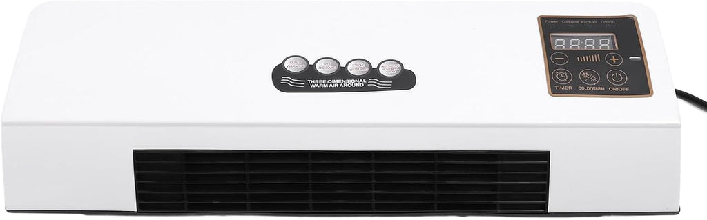 GENERIC Climatiseur Mural, Machine De Chauffage Murale Réglable, Mini Mobile à Faible Bruit Pour L'intérieur Et L'extérieur (Prise UE 110‑240 V 220V)