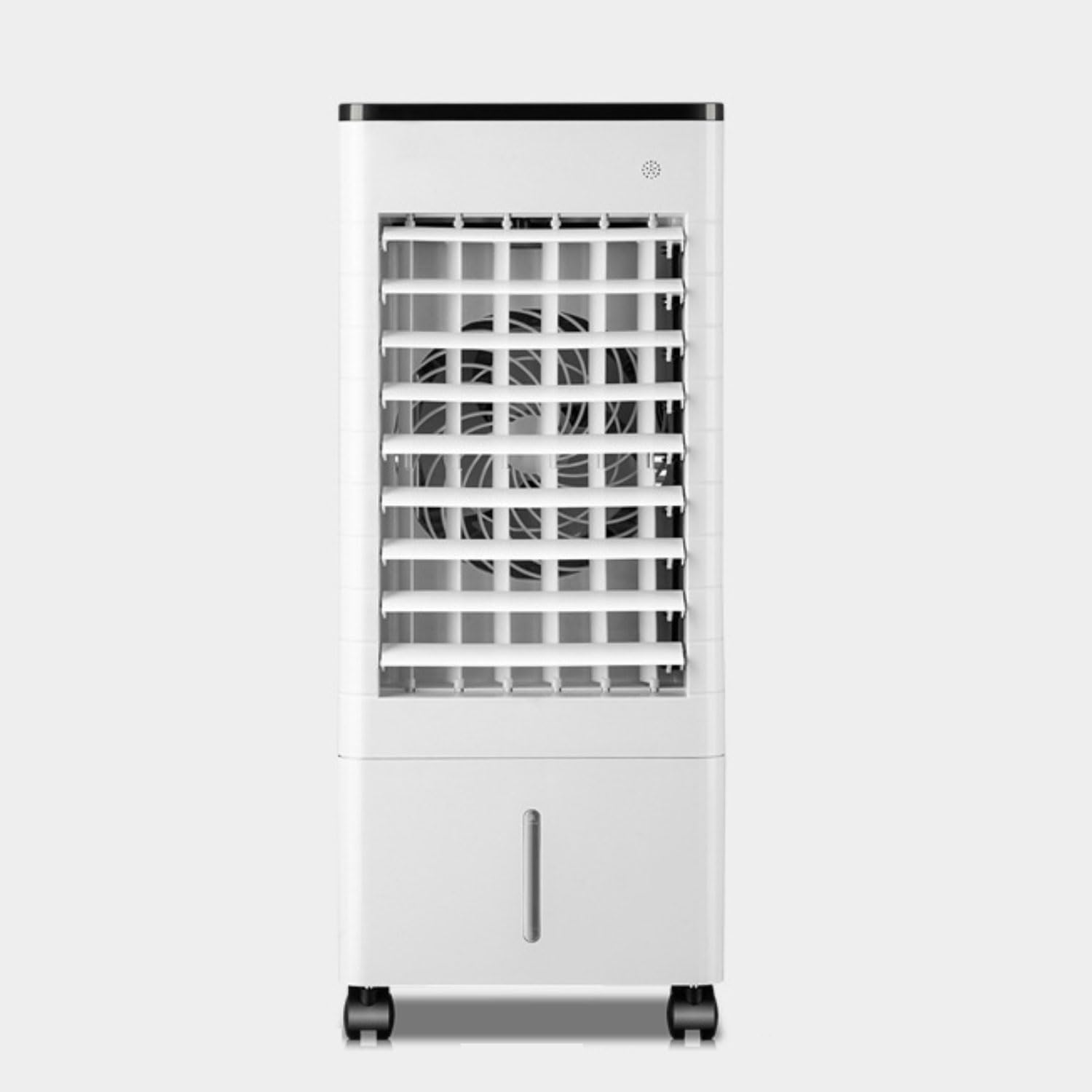 GENERIC Climatiseur Portable Par évaporation Avec Ventilateur Oscillant à 90°, 4 Modes, 3 Vitesses, Minuterie 15 H, Télécommande Et Blocs Réfrigérants, Réservoir D'eau De 9 L. Idéal Pour Chambre Ou Bureau.