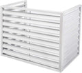GENERIC Housse De Protection Extérieure En Aluminium Pour Climatiseur – Protection Contre Les Intempéries Pour Unités Centrales De Climatisation – Bouclier Décoratif Pour Unités Extérieures Et Design élégant