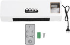 GENERIC Climatiseur Mural, Machine De Chauffage Murale Réglable, Mini Mobile à Faible Bruit Pour L'intérieur Et L'extérieur (Prise UE 110‑240 V 220V)