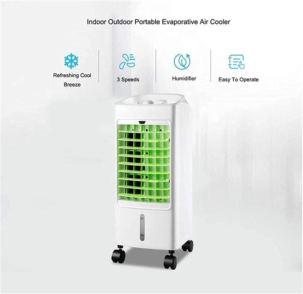  Climatiseur Portable Refroidisseur De Climatiseur Refroidisseurs Par évaporation Refroidisseur Et Humidificateur De Ventilateur D'air Par évaporation Portable Avec Réservoir D'eau De 5 L Refroidisseu