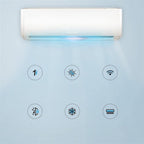  Climatiseur Climatiseur à économie D'énergie Climatiseur Mural Fendu Réfrigération Chauffage Ventilateur De Refroidissement