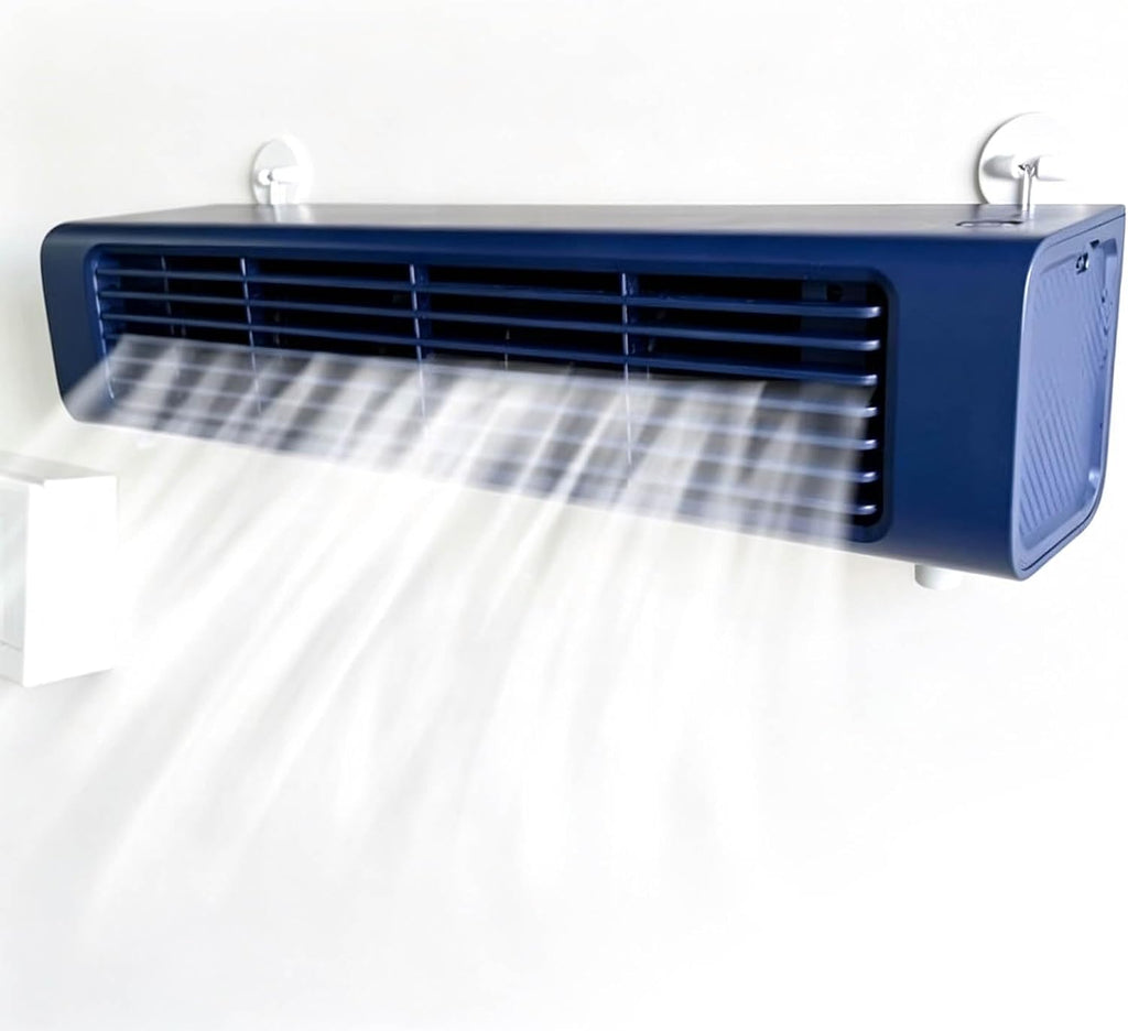 GENERIC Climatiseur Portable Avec 3 Vitesses, Télécommande Sans Fil, Diffuseur D'air à Longue Portée Pour Rafraîchir Une Pièce, Une Chambre, Un Bureau, à Poser Sur Un Bureau Ou à Fixer Au Mur