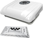  Climatiseur De Toit 12 V CC Pour Camping-Car, Adapté Aux Camions, Camping-Cars, Bus, Excavatrices, Camping-Cars, Véhicules Agricoles, Etc. Fonction Froid/Chaud 12 V.