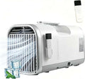  Climatiseur Portable 4400/5100 Btu, Refroidissement Rapide En 3 Min (Baisse De 10 °C), Sans Contrainte De Vidange, Pour Tente De Camping, Camping-Car, Chambre, Animaux Compagnie(1-8 M²)