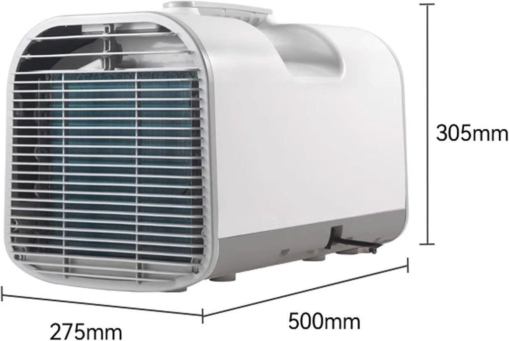 GENERIC Climatiseur Sans Unité Extérieure 3 Vitesses Air Cooler Small Avec Poignée Et Minuterie Fonctions D'affichage Et De Masquage Des Boutons Aucun Assemblage Requis