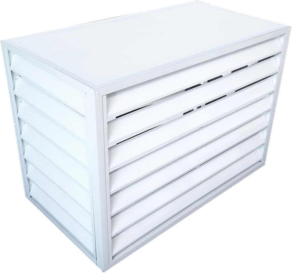GENERIC Couvertures De Climatiseur En Aluminium Robuste, Boucliers De Condensateur Central AC, Protection De Pompe à Chaleur CVC, Boîtiers En Aluminium Toutes Saisons