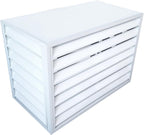 GENERIC Mini Climatiseur Et Housse De Pompe à Chaleur D'extérieur – Protection En Aluminium Pour Unités Extérieures, Résistant Aux Intempéries, Résistant Aux UV, S'adapte à La Plupart Des Systèmes Mini Split