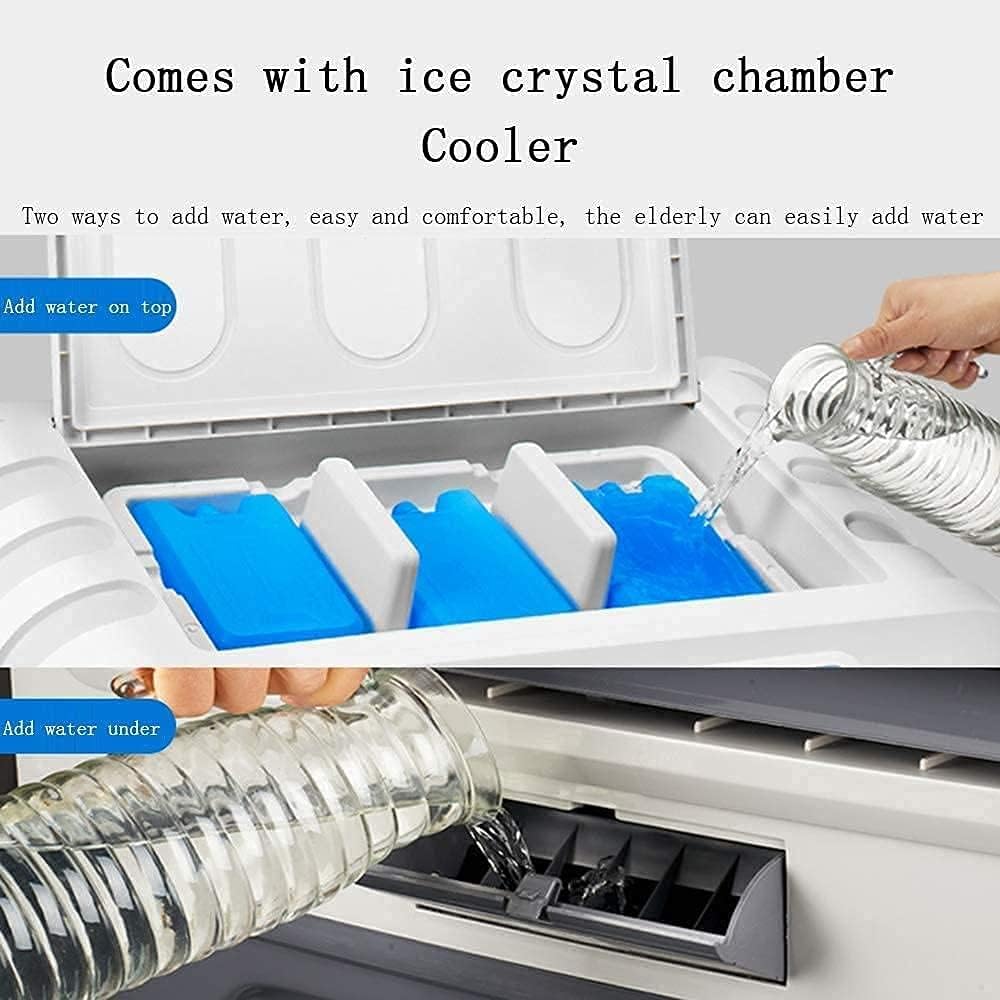  Climatiseur Domestique, Climatiseur Mobile Industriel à Refroidissement Par évaporation Et Eau Froide, Ventilateur/humidificateur/purificateur D'air Mobile Pour La Maison