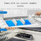  Climatiseur Domestique, Climatiseur Mobile Industriel à Refroidissement Par évaporation Et Eau Froide, Ventilateur/humidificateur/purificateur D'air Mobile Pour La Maison