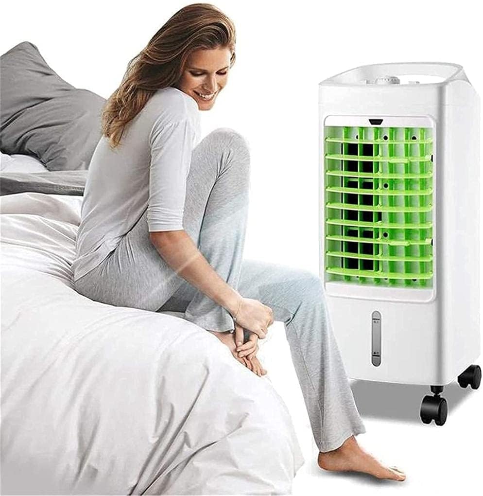  Climatiseur Portable Refroidisseur De Climatiseur Refroidisseurs Par évaporation Refroidisseur Et Humidificateur De Ventilateur D'air Par évaporation Portable Avec Réservoir D'eau De 5 L Refroidisseu