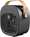  DieffematicKTY Climatiseur Mobile Portable Mini Air Conditioner Desk Fan Cooler Humidifier Purifier Air Conditioner (Color : Black)