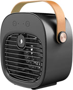  DieffematicKTY Climatiseur Mobile Portable Mini Air Conditioner Desk Fan Cooler Humidifier Purifier Air Conditioner (Color : Black)