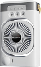  Ventilateur De Climatisation, AC Personnel | Les Ventilateurs AC Qui Soufflent De L'froid Pour La Chambre Avec Un Flux D'puissant | Lumière De Nuit à 7 Couleurs, Humidificateur De Bureau Inclinable à