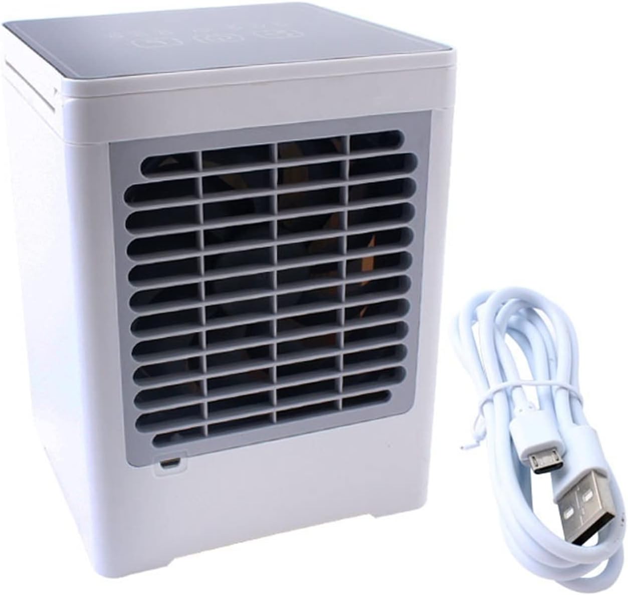  DieffematicKTY Climatiseur Mobile Desktop Air Conditioning Fan Mini Portable Cooling Fan Humidifier