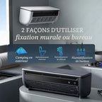 GENERIC Ventilateur Climatiseur Portable Avec Charge Sans Fil, Refroidissement Instantané, Aucune Installation Requise Pour Usage Domestique Et Extérieur