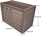 GENERIC Housse En Aluminium Pour Climatiseur – Protection Résistante Aux Intempéries, Au Vent Et à La Grêle Pour Les Unités Extérieures – Design Résistant à L'eau Pour Une Utilisation En Intérieur/extérieur