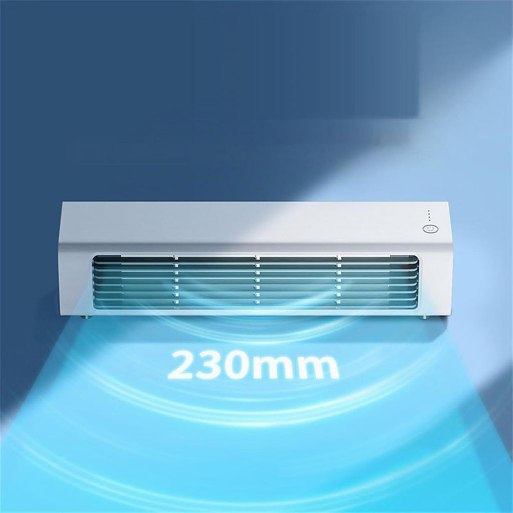  Breezamax, Breeze Max Ac, Climatiseur Portable Silencieux, Combat Instantanément La Chaleur Et L'humidité Brûlantes, Petit Et Compact, Refroidissement Par Vent élevé à Fixation Murale