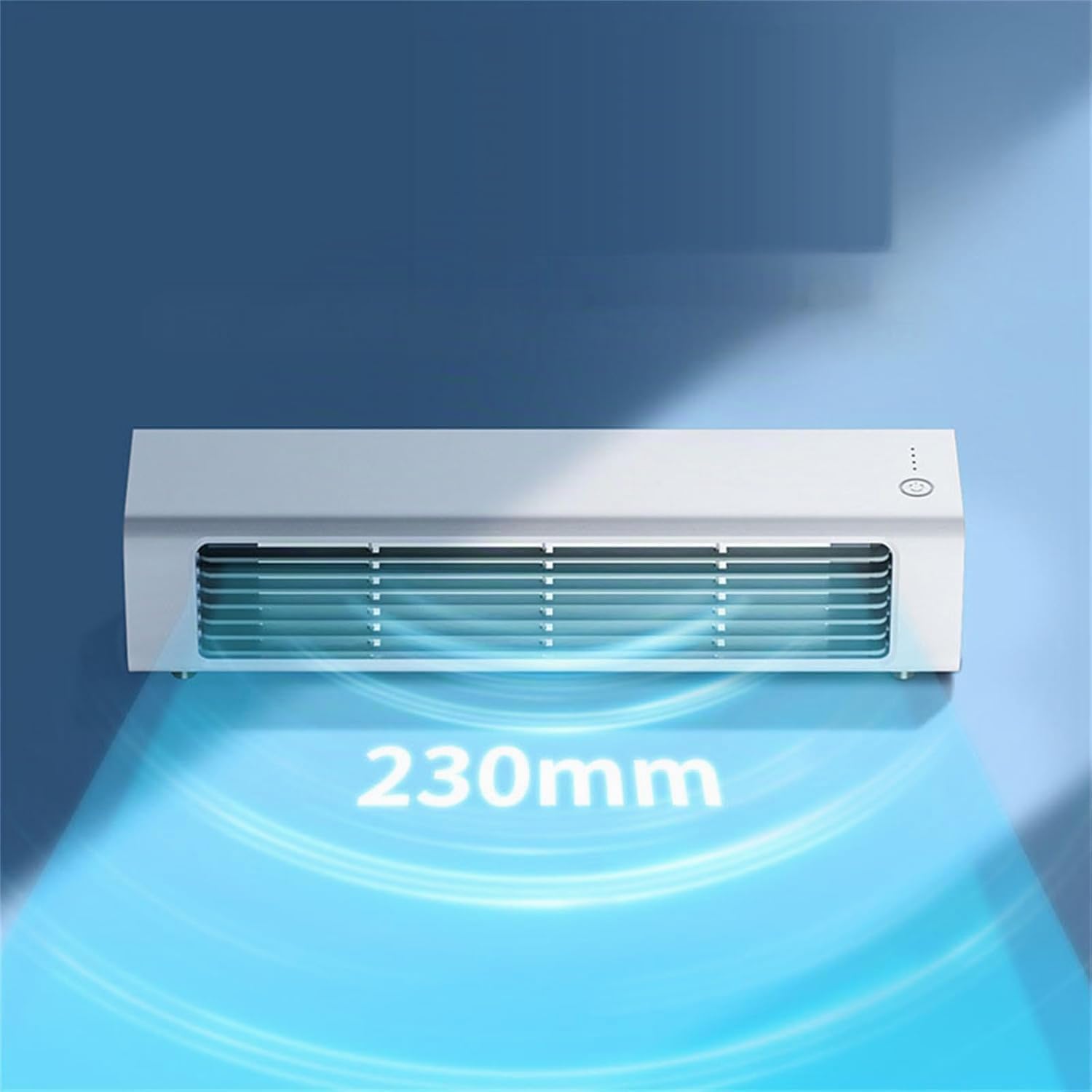  Breezamax, Breeze Max Ac, Climatiseur Portable Silencieux, Combat Instantanément La Chaleur Et L'humidité Brûlantes, Petit Et Compact, Refroidissement Par Vent élevé à Fixation Murale