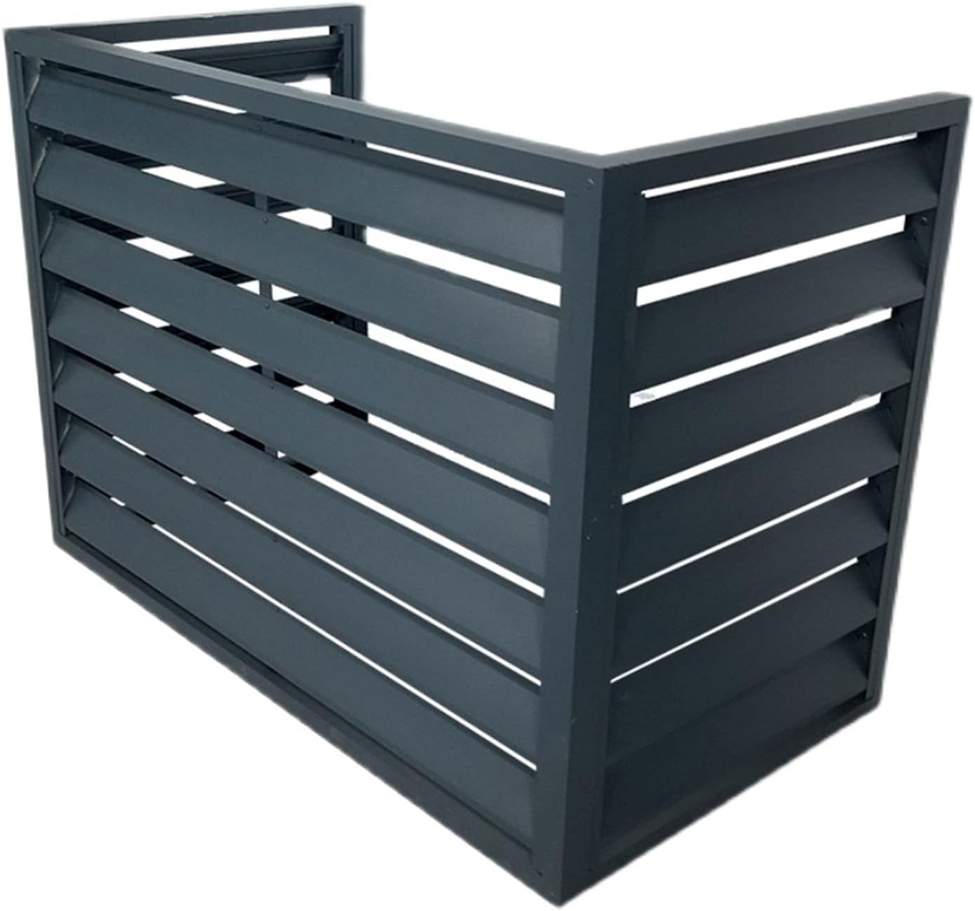 GENERIC Housse De Protection En Aluminium Pour Climatiseurs Mini Unités Séparées – Protection Extérieure Imperméable Et Grise Idéale Pour Une Utilisation En Intérieur/extérieur – Clôture élégante