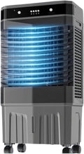  Climatiseur Portable 3-en-1 écoénergétique Avec Télécommande, Oscillation à 120°, Réservoir D'eau Extra Large De 50 L, Minuterie 12 Heures Et Mode De Refroidissement.