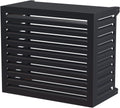GENERIC Housse De Protection Pour Climatiseur Extérieur Et Pompe à Chaleur – Grille De Protection En Aluminium Composite Pour Meubles De 110 X 60 X 80 Cm, Idéale Pour La Protection Contre Les éléments Du