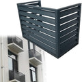  Housse De Protection En Métal Résistante Aux Intempéries Pour Pompe à Chaleur Et Climatiseur - 110 X 60 X 80 Cm - Cage De Climatisation Extérieure Pour Unités De Condensateur - Protection Contre Les