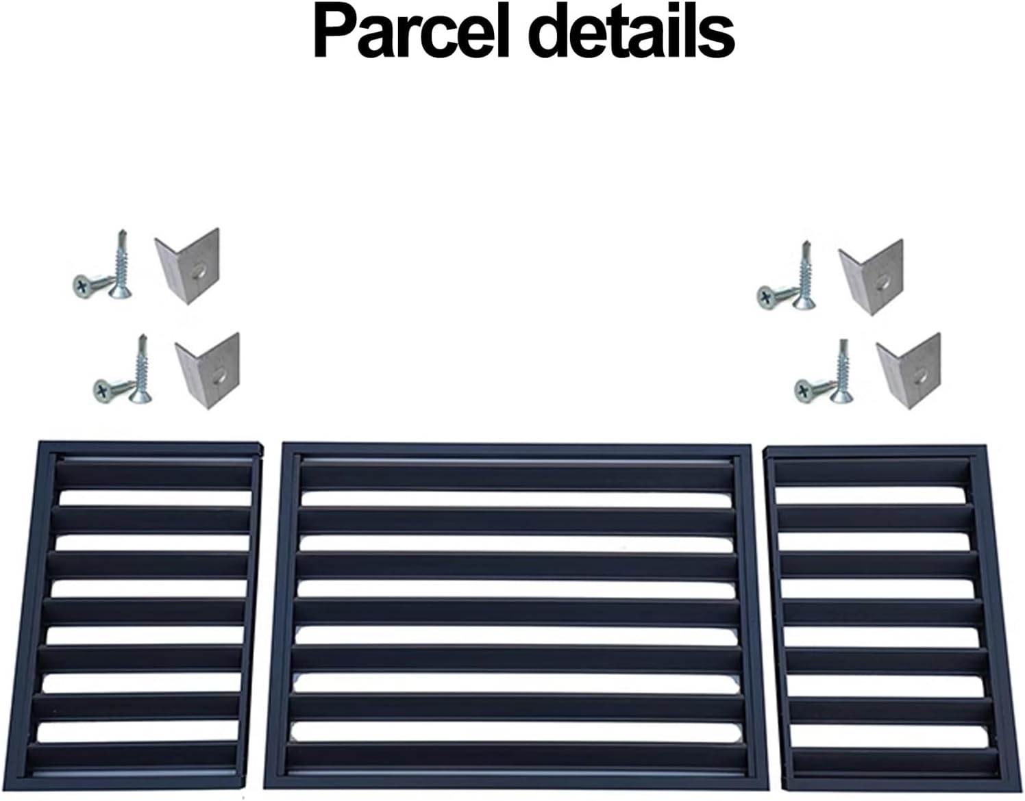 GENERIC Housse De Protection Pour Climatiseur Mural - Résistante Aux Intempéries - Cage De Protection Contre Les Intempéries - Avec Serrure - Condensateur CVC - Blanc - 110 X 60 X 80 Cm
