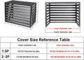 GENERIC Housse De Protection Pour Climatiseur Extérieur Toutes Saisons - Protection Autonome En Aluminium - Polyvalent - Support De Fleurs De Jardin - Protection Contre Les Intempéries