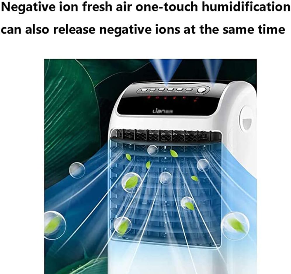  Refroidisseurs évaporatifs, Climatiseur Portable 10 000 BTU, Climatiseur Sur Pied Trois-en-Un, Avec Télécommande Et Affichage LED, 3 Vitesses De Ventilation, Minuterie De