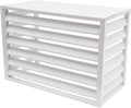 GENERIC Couvercle De Pompe à Chaleur En Aluminium Pour Climatiseur Extérieur Blanc 110 X 60 X 80 Cm (2-3P) – Protection Contre Les Intempéries
