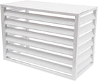 GENERIC Couvercle De Pompe à Chaleur En Aluminium Pour Climatiseur Extérieur Blanc 110 X 60 X 80 Cm (2-3P) – Protection Contre Les Intempéries
