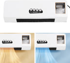 GENERIC Climatiseur Mural, Machine De Chauffage Murale Réglable, Mini Mobile à Faible Bruit Pour L'intérieur Et L'extérieur (Prise UE 110‑240 V 220V)