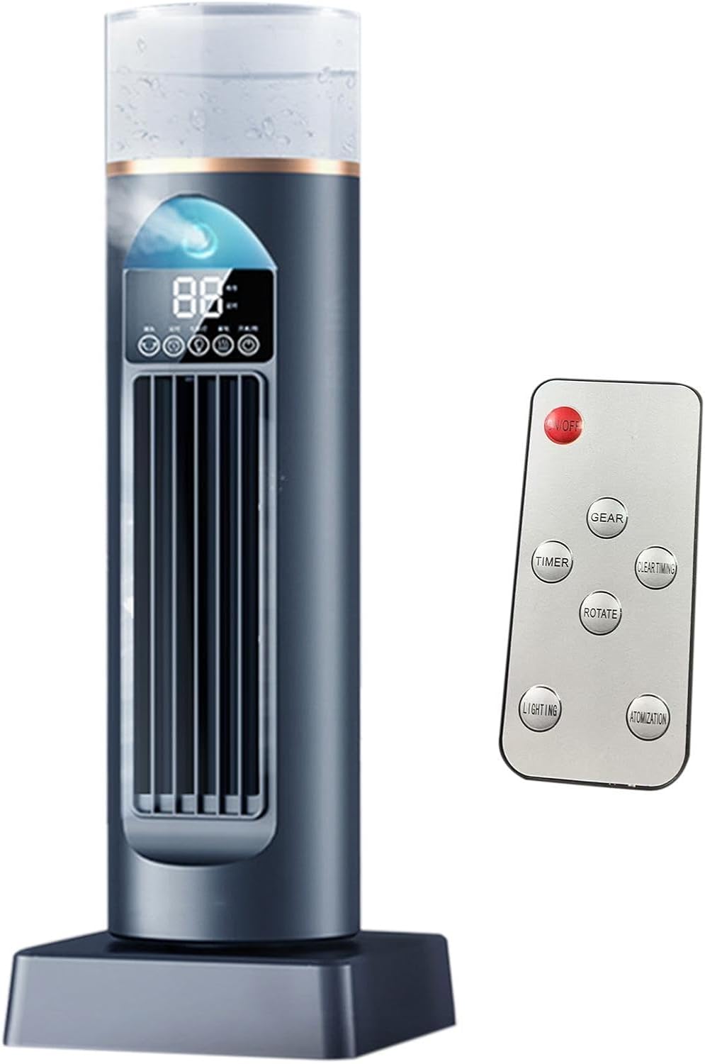  Ventilateur De Climatisation – Ventilateurs De Refroidissement Qui Soufflent De L'air Froid, Climatiseur Portable Avec Télécommande, Humidificateur Par évaporation Silencieux Pour Chambre à Coucher