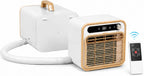  Climatiseur De Bureau 5000 BTU, Climatiseur Mobile 2m | Structure Split Silencieux, AC Pour Tente Camping Et Chambre, Option Longueur Tuyau 1m/1.5m/2m Sans Eau 12H
