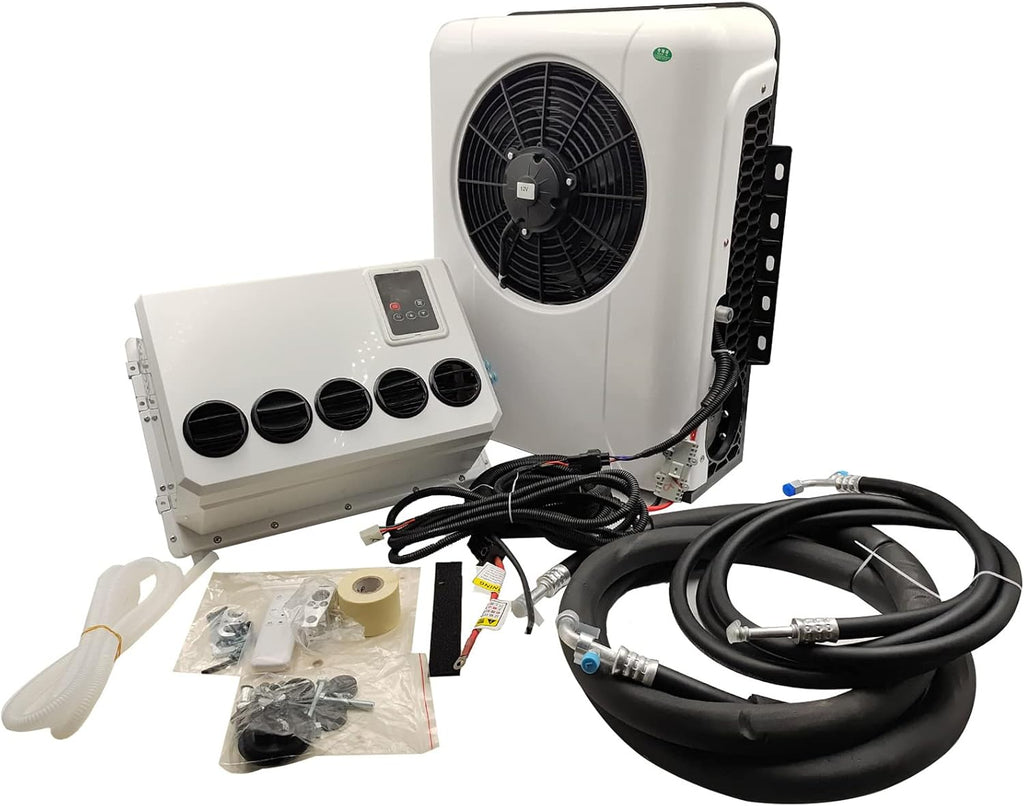 GENERIC Climatiseur Pour Véhicule Récréatif 12 V 6600 BTU | 100 % électrique Pour Camping-cars, Camions, Camionnettes | Solution De Refroidissement écoénergétique